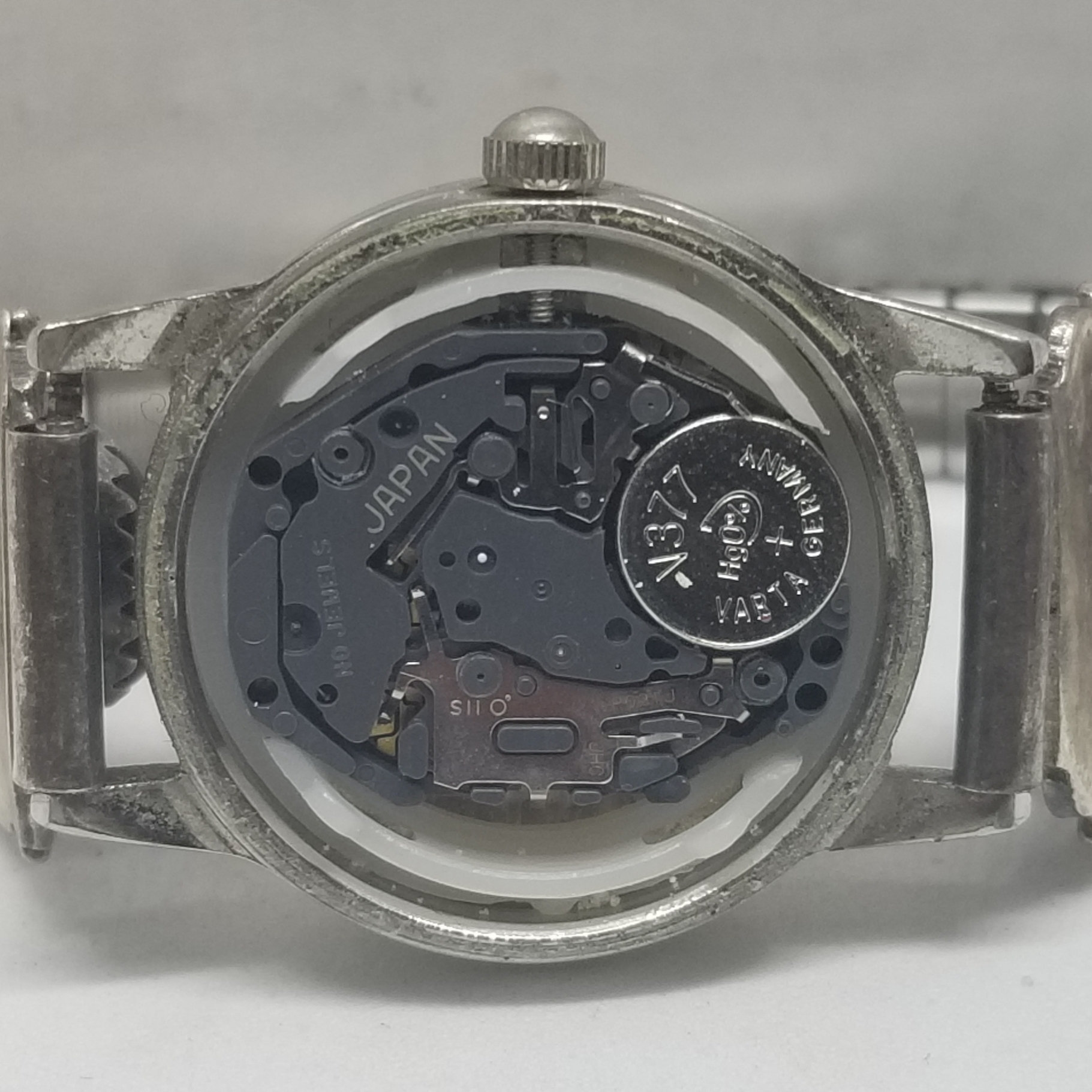 FA4346 Nadia Quartz Wrist Watch With Sterling & Onyx Band