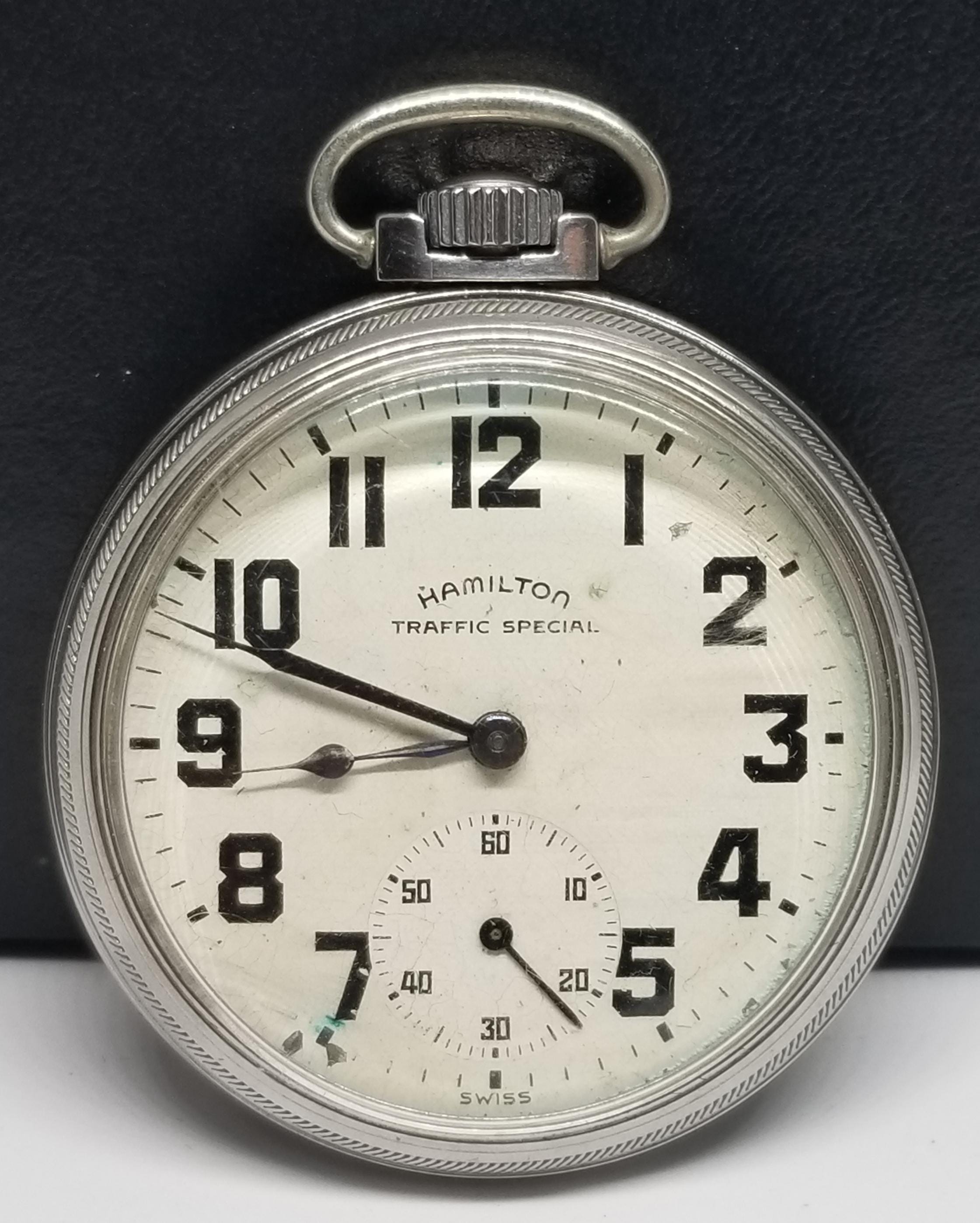 FAPW699 Swiss Hamilton Traffic Special Pocket Watch, Grade 669