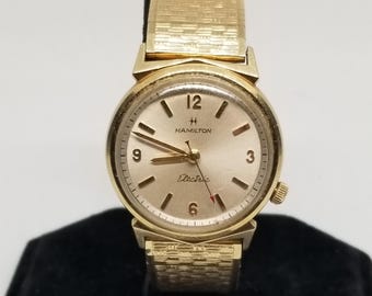 Vintage 10K Gold Filled Hamilton Ladies Watch Wind Up For