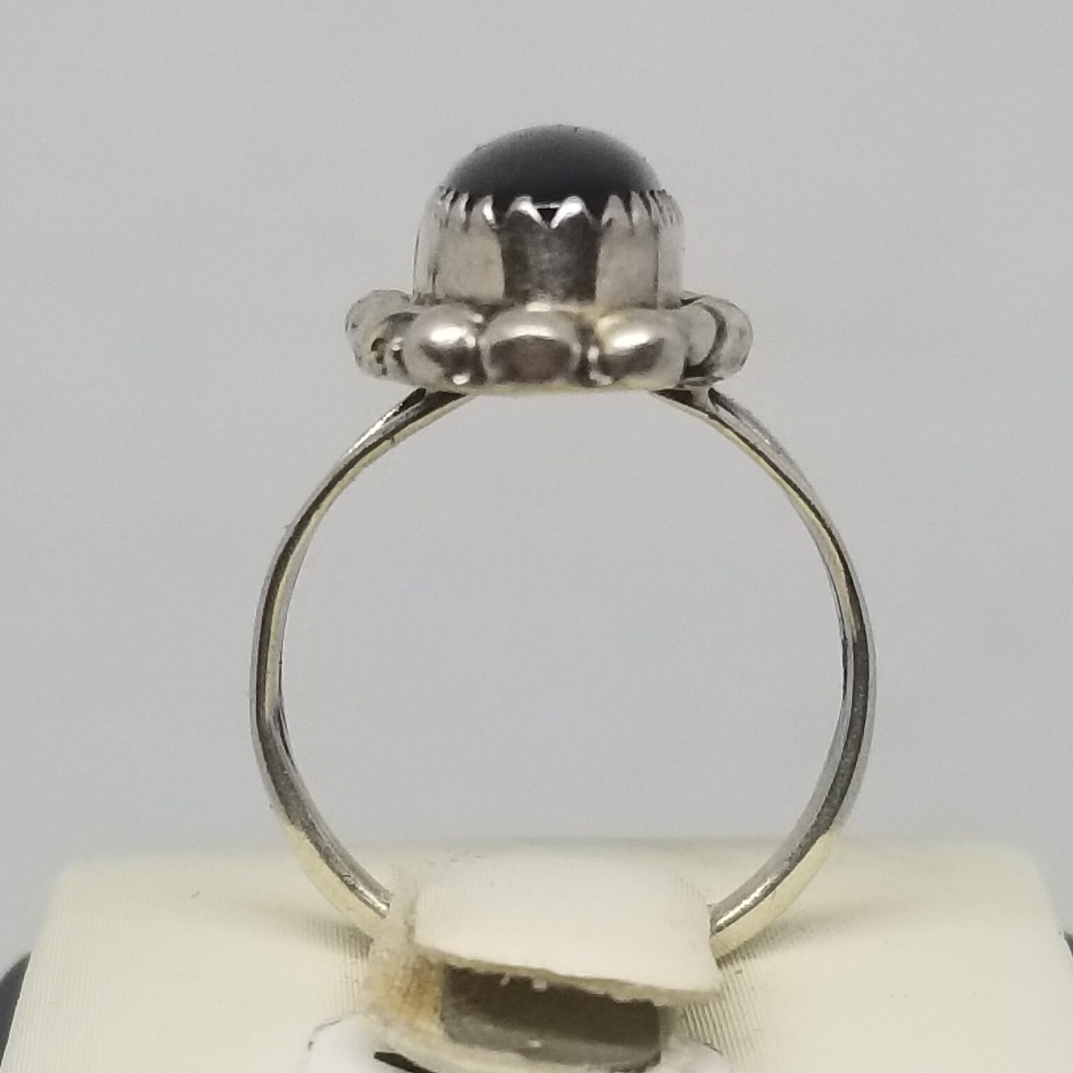 FA3114 Vintage SC Sterling With Onyx Ring, Size 5.25. - Etsy