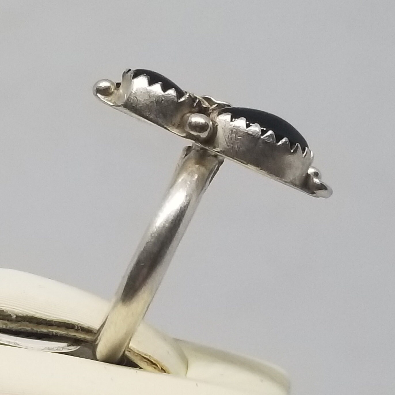 FA3082 Vintage Sterling With Onyx Ring. - Etsy