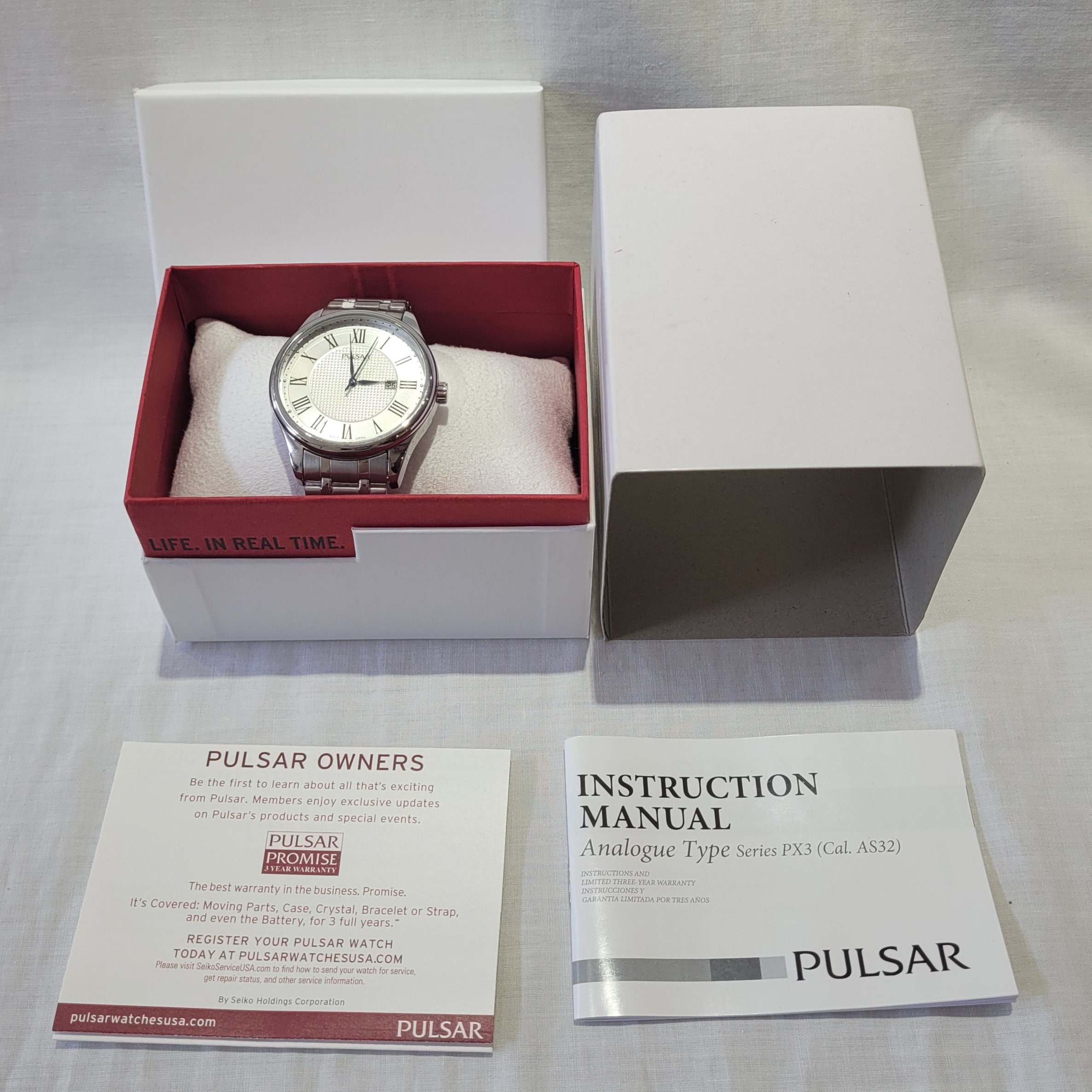 Pulsar Solar Wrist Watch Cal. AS32 New Battery OB & - Etsy UK
