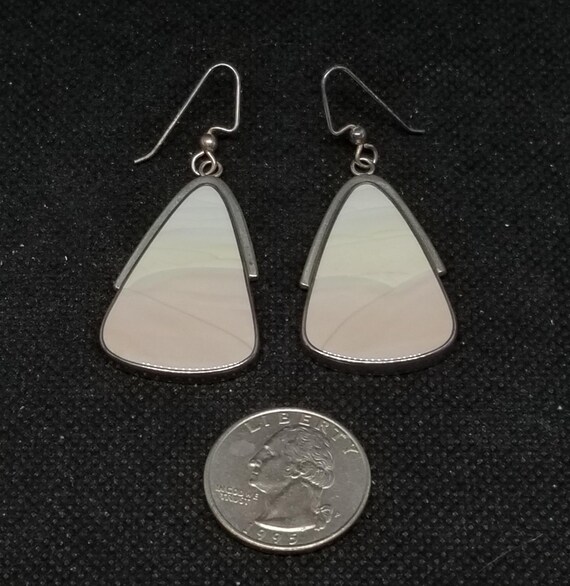 FA5595 Tested Silver Willow Creek Jasper? Earrings View 6