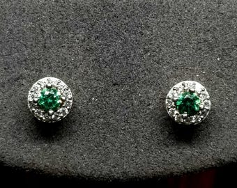 FA7438 Colgante vintage de Swarovski Sterling con aguamarina.