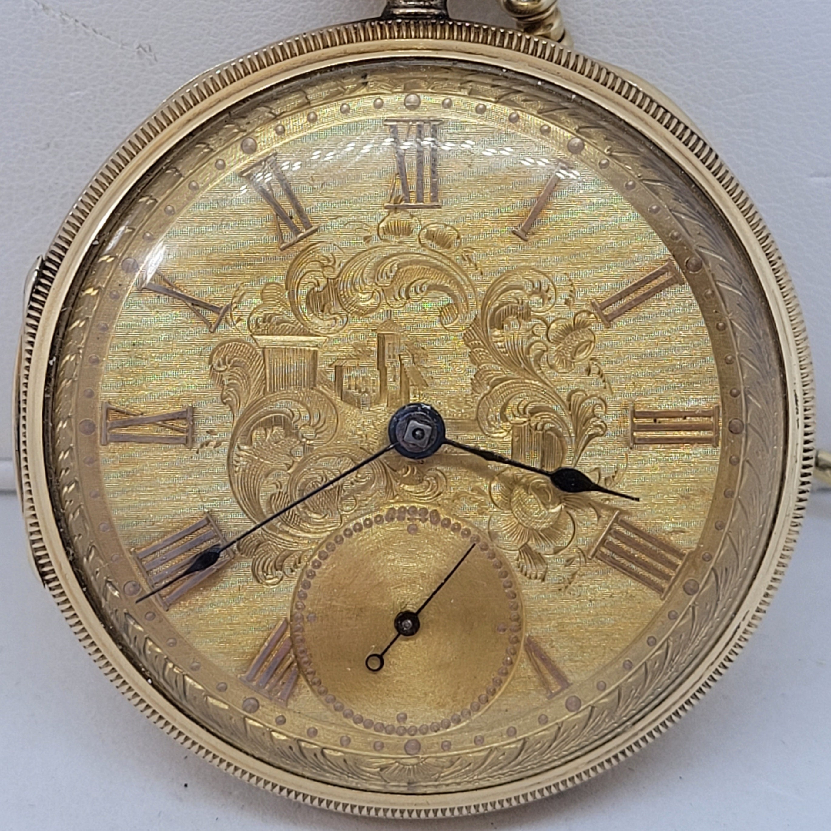 18k gold pocket watch hotsell