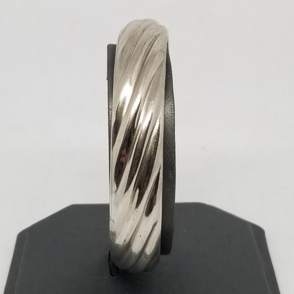 FA4152 Vintage Lirm Italy Sterling 7.5" Bangle.