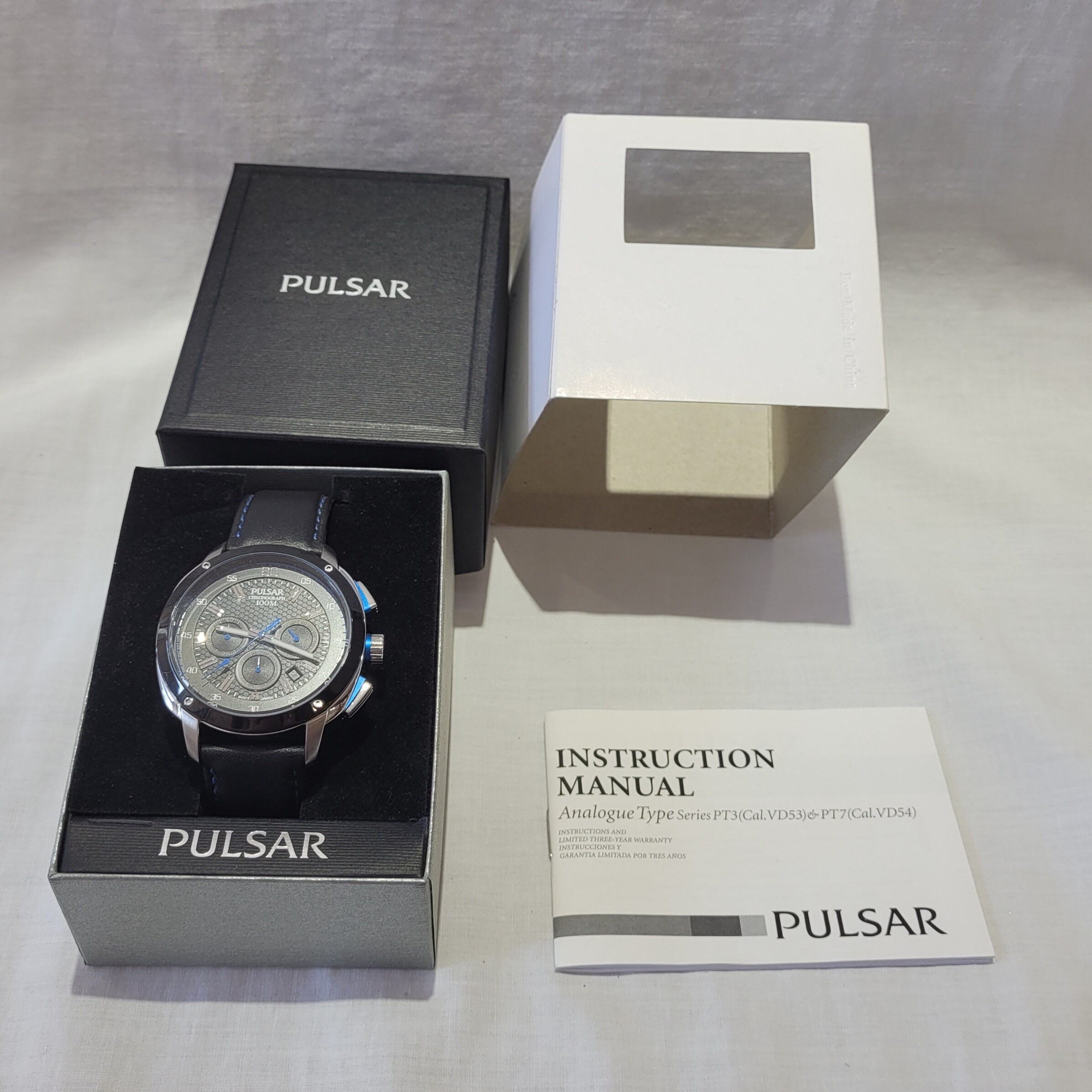 Buy Pulsar Chronograph 100M Quartz Wrist Watch Cal. VD53 New Online in  India - Etsy