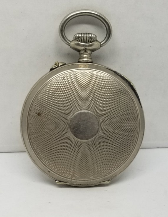 FAPW210 Vintage Felsenburg? Pocket Watch, 34mm, N… - image 8