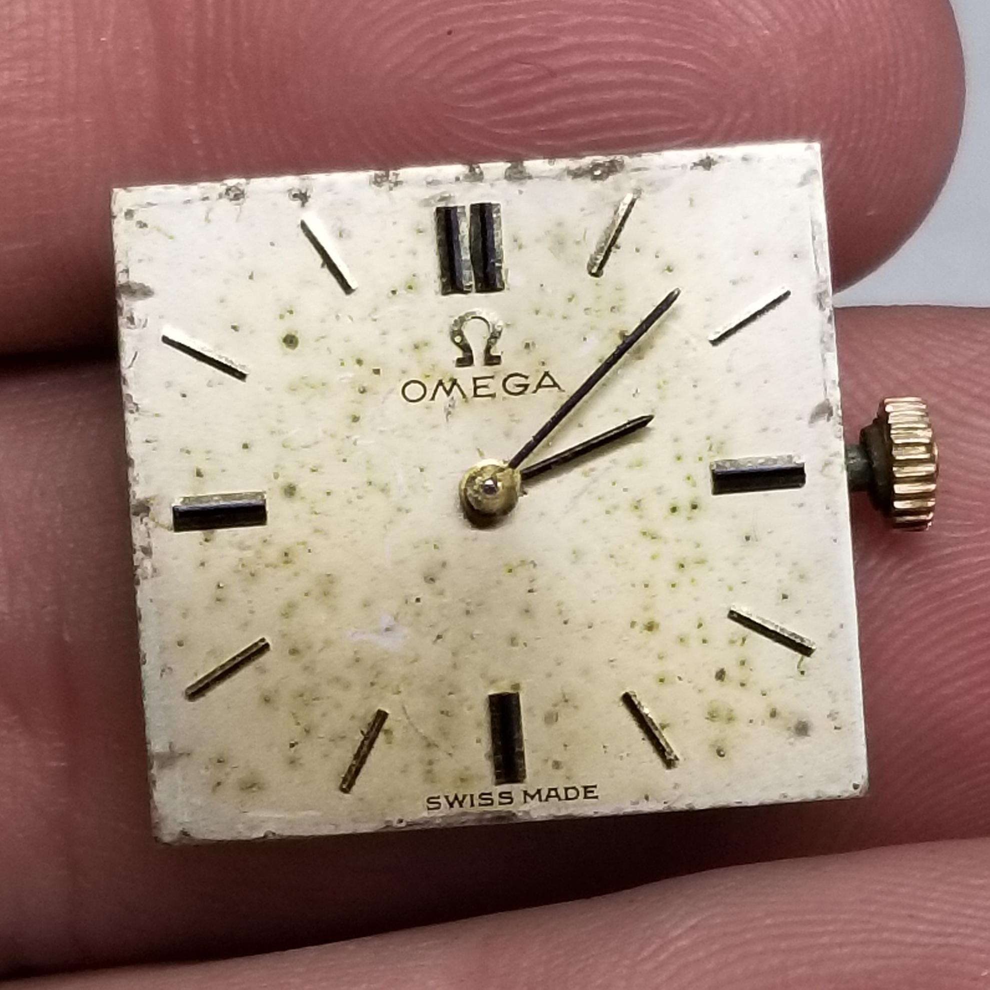【稼働品】オメガ　ムーブメントCal.620、風防、箱3点セット omega watch 620 movement parts new old stock | eBay