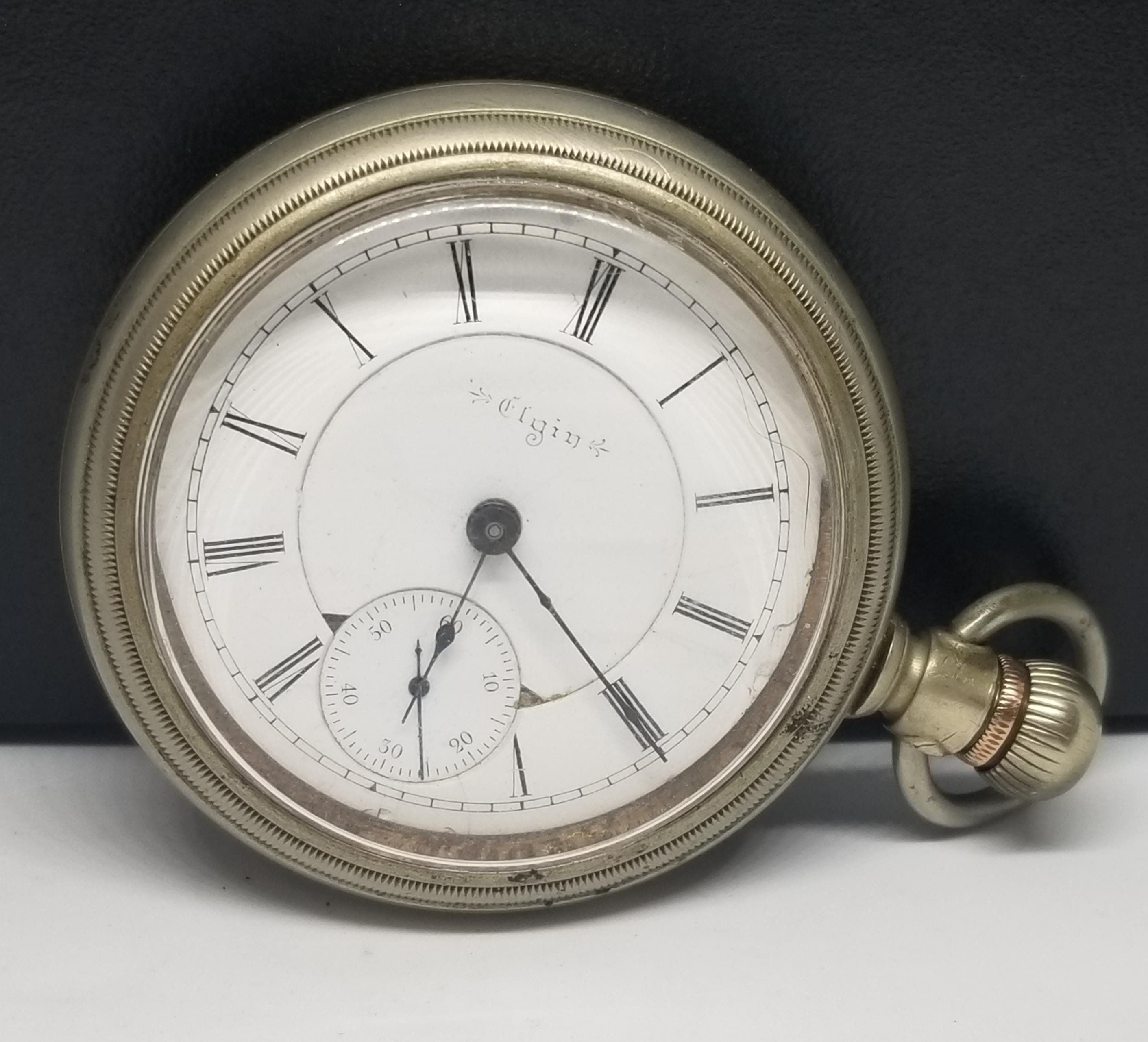 Gm Wheeler 1917 Elgin Pocket Watch Elgin Gm Wheeler Elgin Vintage