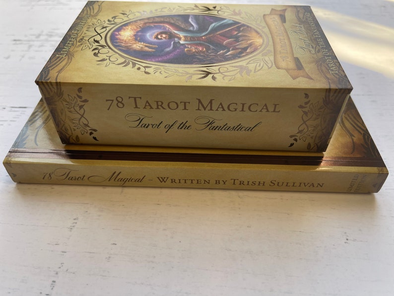 LE 78 Tarot Magical with Physical Guidebook Tarot of the Fantastical, Magical Tarot, Indie Deck, 78Tarot, tarot cards image 8