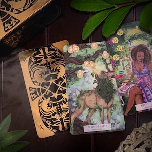 78 Tarot Elemental - Gilded Edges - Gold Foil Details - Elements, Nature Tarot, Indie Tarot Deck, 78Tarot, Tarot Cards