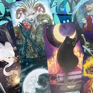 Creatures of the Night Oracle con guida in PDF - Monster Oracle, Samhain Oracle, Shadow Deck, Creatures, Indie Deck, 78Tarot, carte dei tarocchi