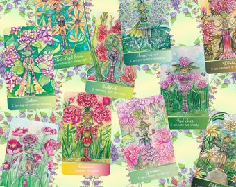 Flower Keepers Oracle Deck - Fairy Oracle - Fae - Fairy - Flower Fairy - Flower Magic - Fairy Magic - Affirmation Oracle - Empowering Oracle