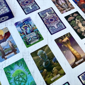 78 Tarot Animal Deck – Wild Animal Tarot, Indie Deck (PDF Guidebook) image 3