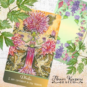 Flower Keepers Oracle Deck - Oráculo das Fadas - Fae - Fada - Fada das Flores - Magia das Flores - Magia das Fadas - Oráculo da Afirmação - Oráculo do Empoderamento