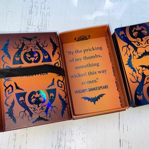 78 Tarot Halloween with PDF Color Guidebook Tarot of Trick or Treat, Samhain Tarot, Monster Tarot, Indie Deck, 78Tarot, tarot cards image 8