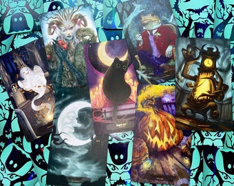 Oracle Creatures of the Night avec guide PDF - Monster Oracle, Samhain Oracle, Shadow Deck, Creatures, Indie Deck, 78Tarot, cartes de tarot