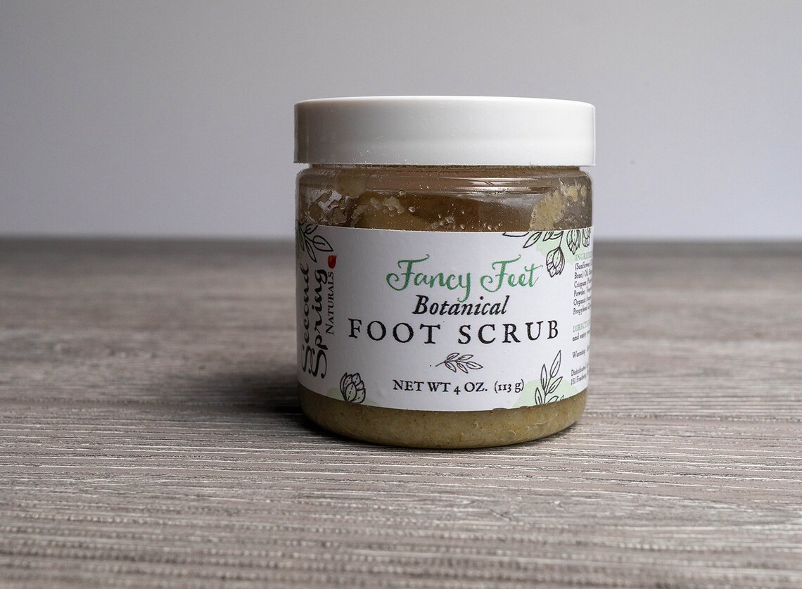 Foot Scrub Pedicure Scrub Spa Salt Scrub Etsy