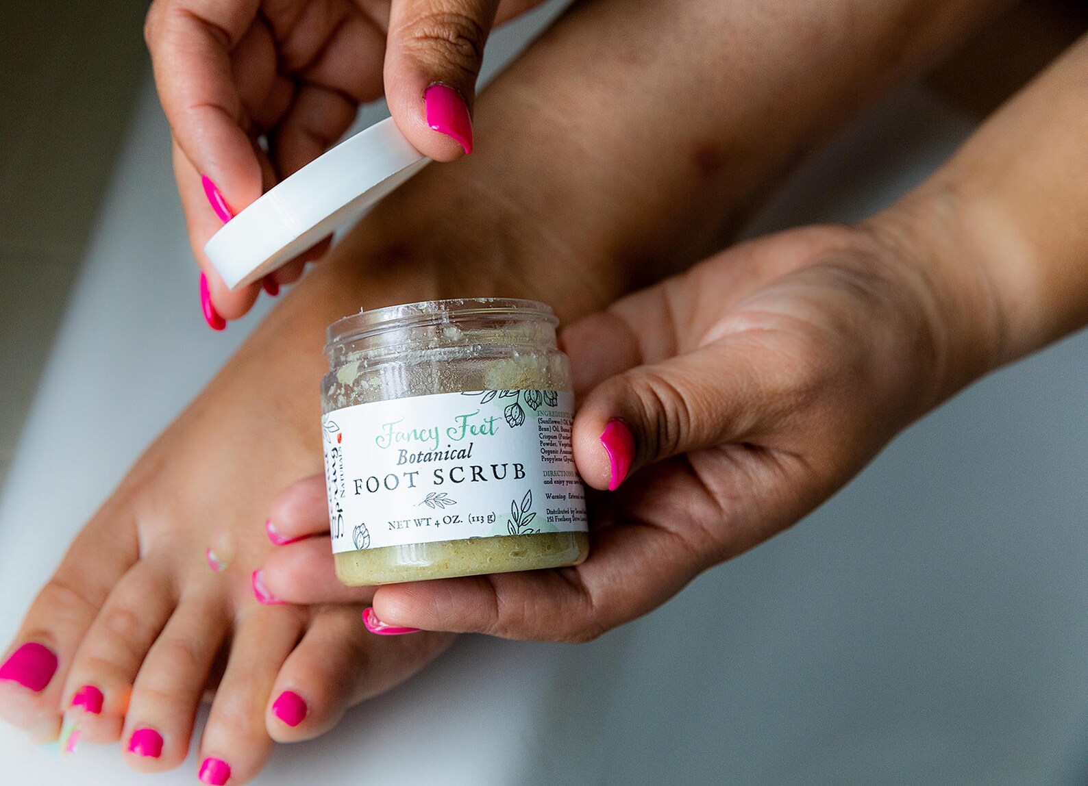 Foot Scrub Pedicure Scrub Spa Salt Scrub Etsy