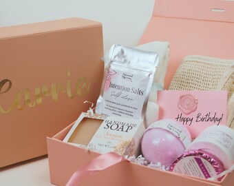 60th Birthday Gift for her, Personalized Gift for Her, Spa Kit for Women, Spa Gift Basket,