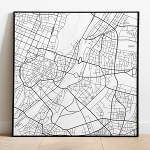 Imprimer la carte - Munich