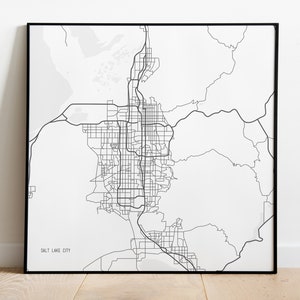 Map Print - Salt Lake City, UT
