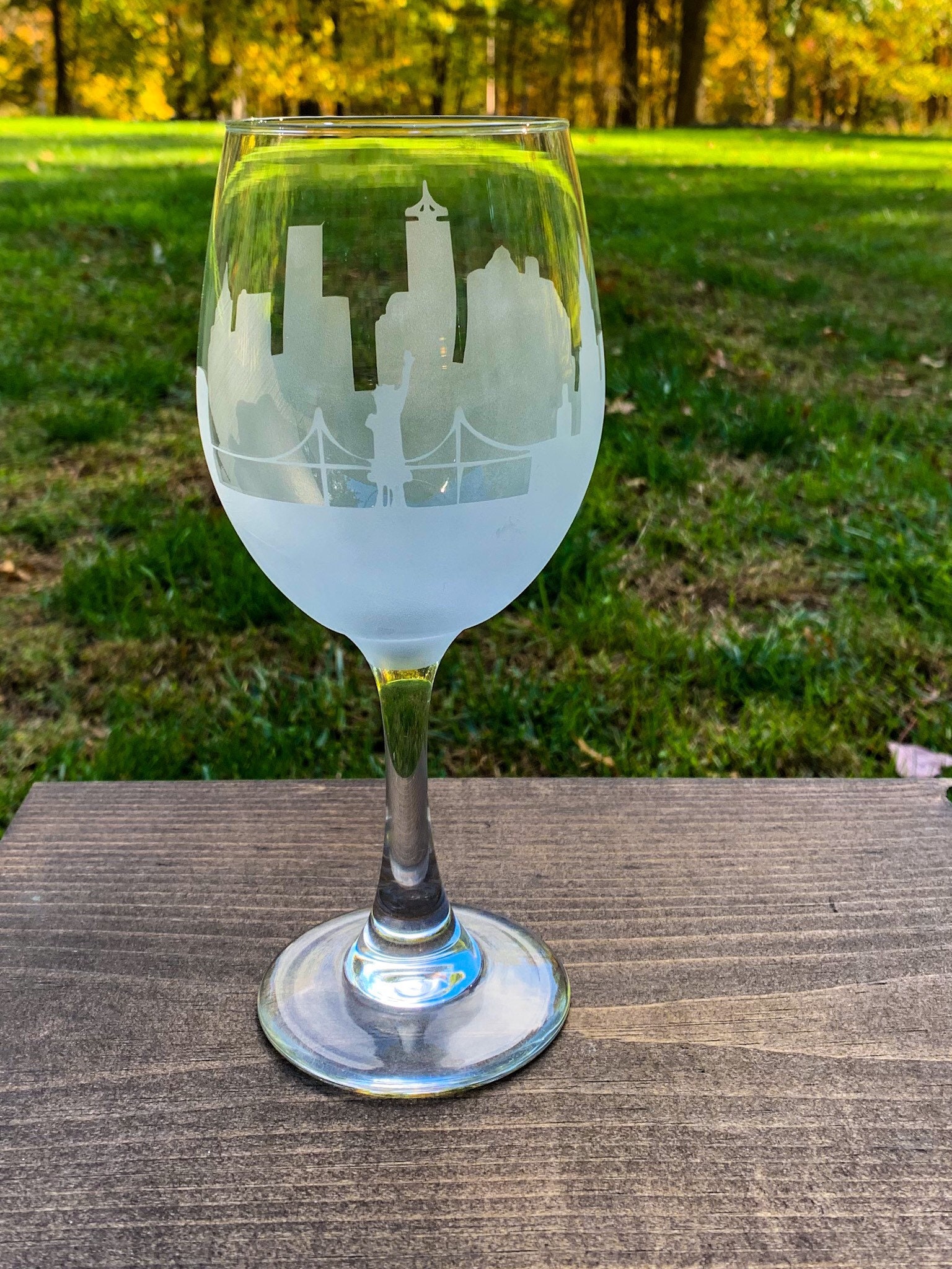 New York Cityver. 2 Skyline Wine Etsy