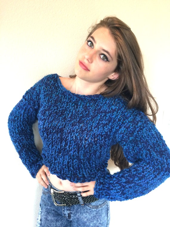 Easy Knitting Pattern For A Tight Fitting Boat Neck Chunky Sweater
