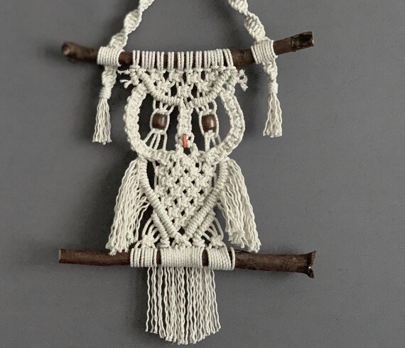 Macrame Owl Wall Hanging Home Decor Boho Macrame Owl Home Decor Boho