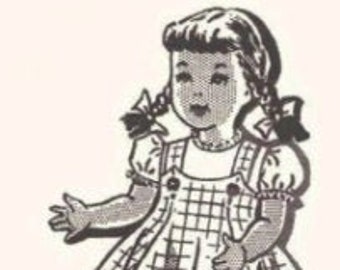 Pattern 1325-22" ~ Saucy Walker-Toni-Posie-Pedigree ~ 12.5" chest ~ Vintage 1949 Doll Clothes