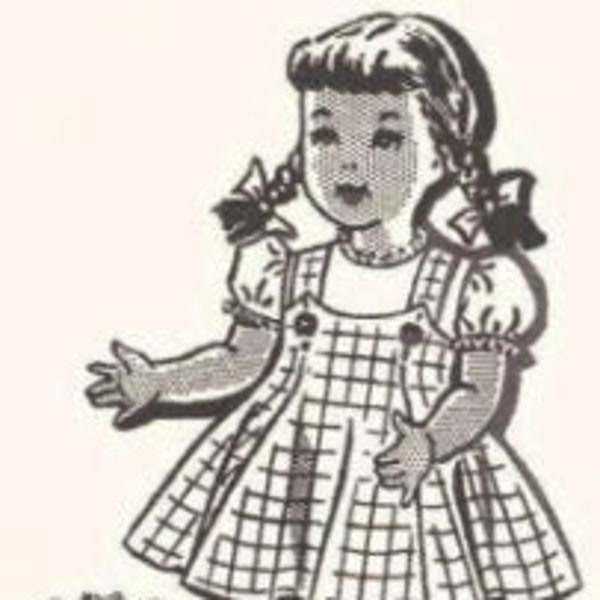 Pattern 1325-22" ~ Saucy Walker-Toni-Posie-Pedigree ~ 12.5" chest ~ Vintage 1949 Doll Clothes