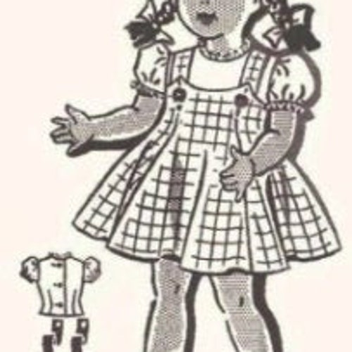 Pattern 1325-22" ~ Saucy Walker-Toni-Posie-Pedigree ~ 12.5" chest ~ Vintage 1949 Doll Clothes