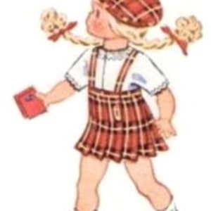 Padrão 1898-7&quot;/8&quot; ~ Wendy-Ginny-Riley ~ 4,5&quot; peito ~ Roupas de boneca vintage de 1954