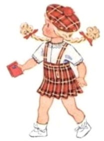 Pattern 1898-7"/8" ~ Wendy-Ginny-Riley ~ 4.5" chest ~ Vintage 1954 Doll Clothes