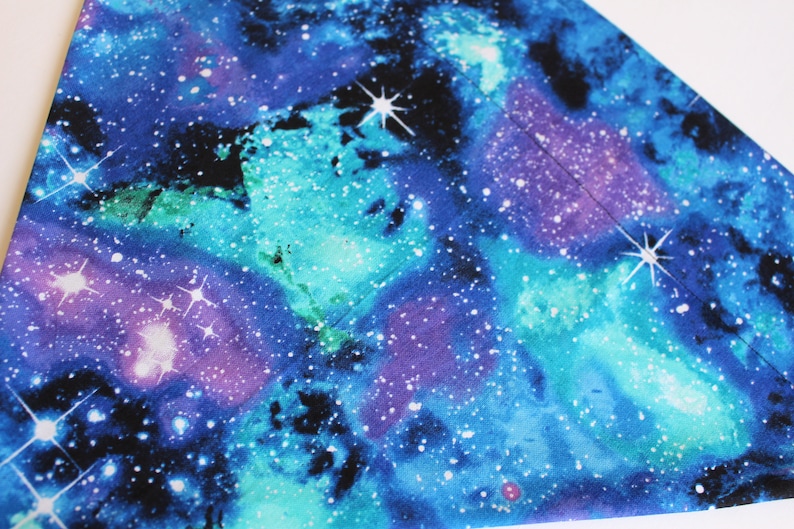 Galaxy Over the Collar Dog or Cat Bandana