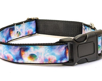 Collar para Perro Espacial Galáctico Planetas y Cometas - Galaxia Universal Colorida