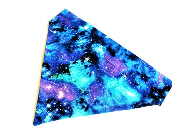 CLEARANCE Galaxy Over the Collar Dog or Cat Bandana - Universe Space Pet Bandana