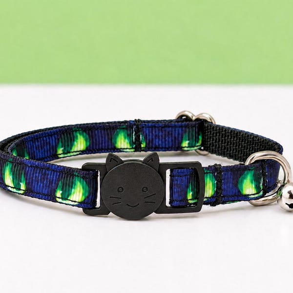 Toothless Dragon Eye Cat Collar - Breakaway Kitten Collar With Bell