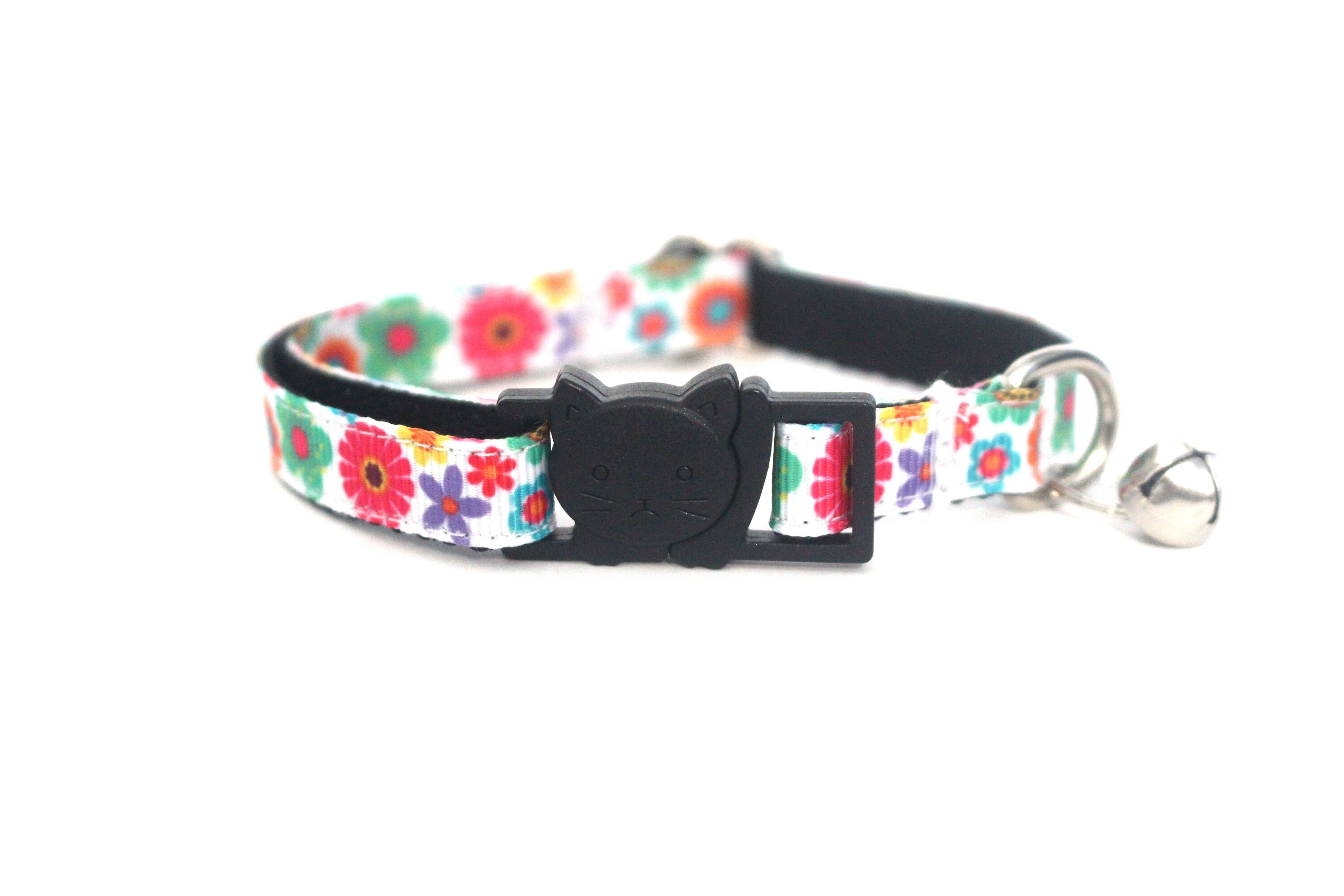 Cute Flowers Cat Collar Breakaway Spring/Summer Cat Collar Etsy