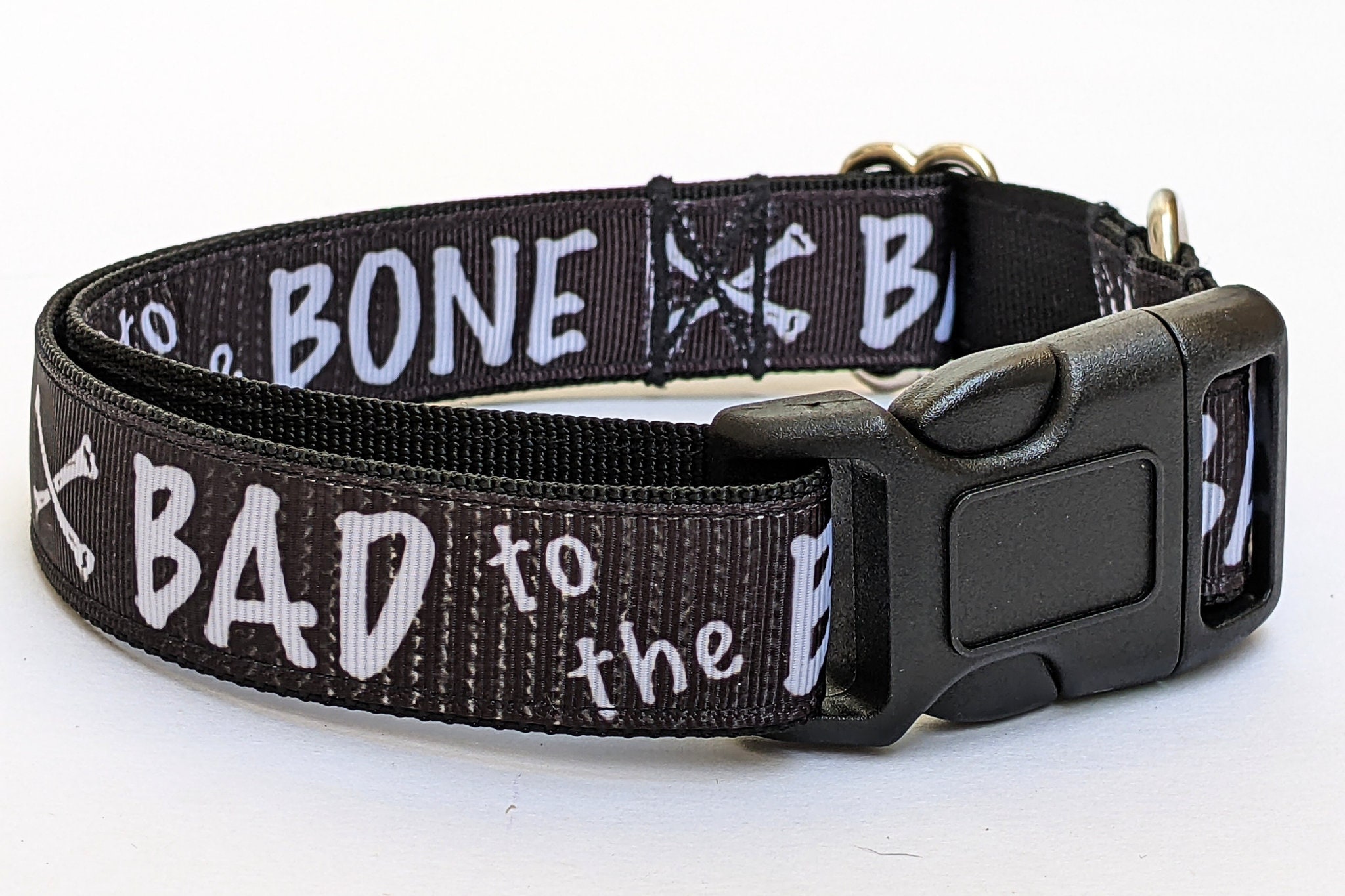 Harley davidson bad to the bone dog collar hotsell