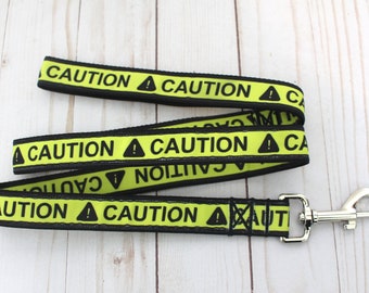 caution dog leash