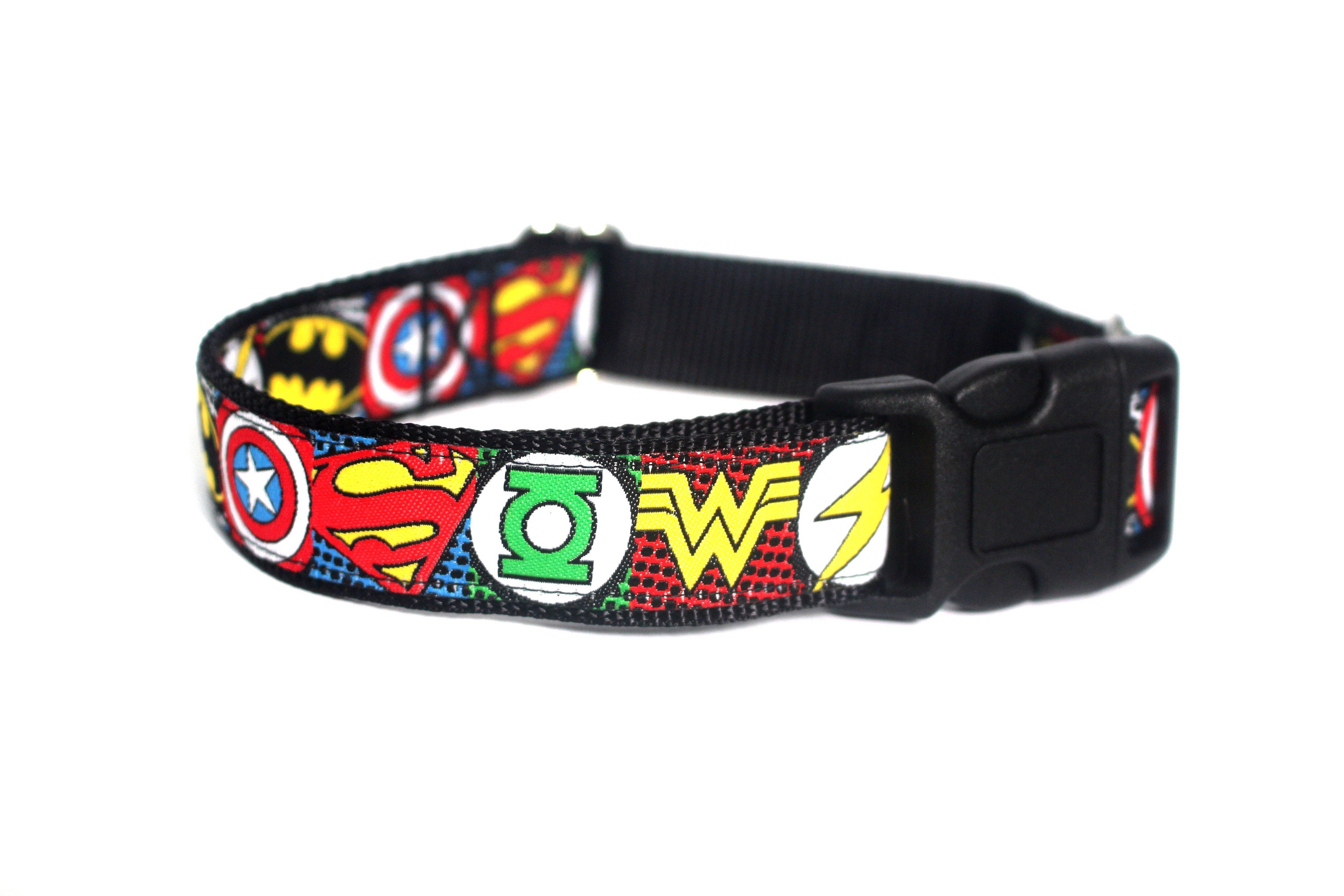 superhero dog collar
