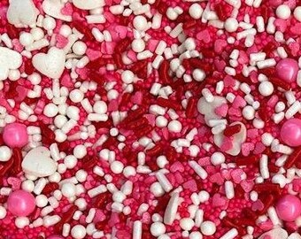 CUSTOM SPRINKLE MIX Sealed With A Kiss Sweet Stuff Shoppe