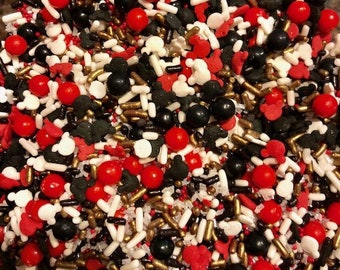 CUSTOM SPRINKLE MIX Sealed With A Kiss Sweet Stuff Shoppe