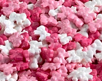 4 Ounces Edible Sprinkles Bow Sprinkles