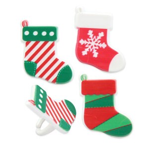 Christmas Stockings Cupcake Rings - Etsy