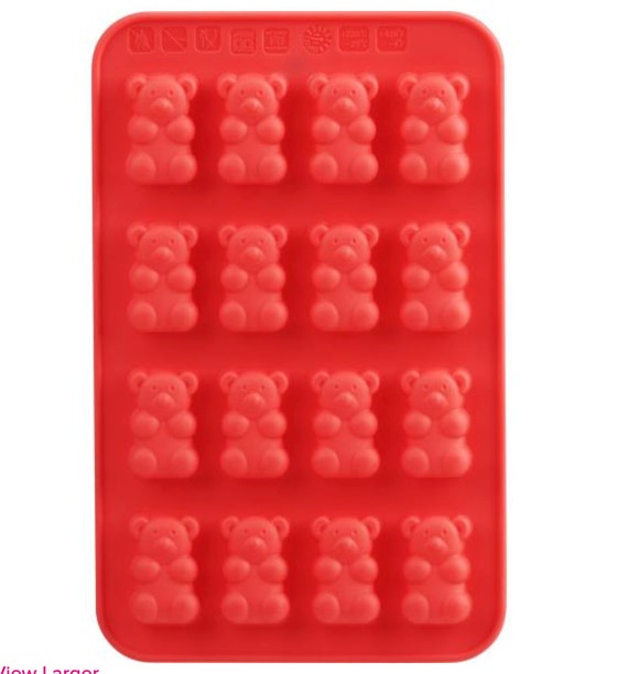 Moule En Silicone 53 Cavités En Forme D'Ours En Gélatine (Aléatoire