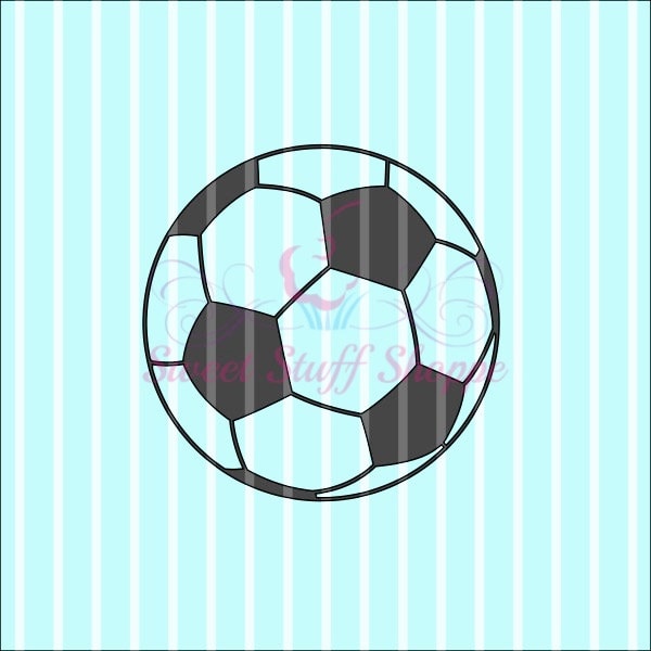 SOCCER BALL, Cookie Silk Screen, Silk Screen Cookie Stencil, Mesh Stencil, Cookie Stencil, Custom Silk Screen