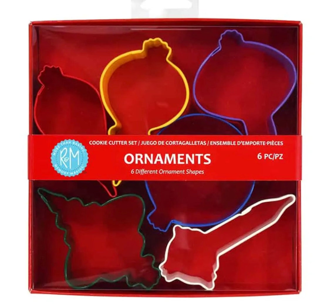 ORNAMENT 6 Piece Color Cookie Cutter Set - Etsy